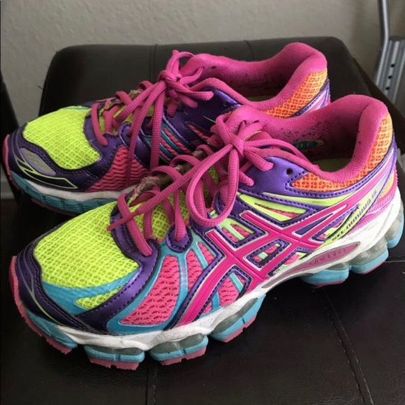 asics multicolor shoes